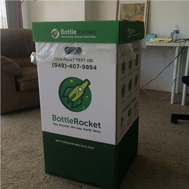 Bacs de rangement en plastique ondulé