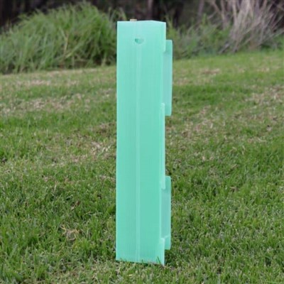 Protection d'arbre extérieure en plastique ondulé