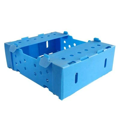 Boîte empilable ondulée en plastique PP