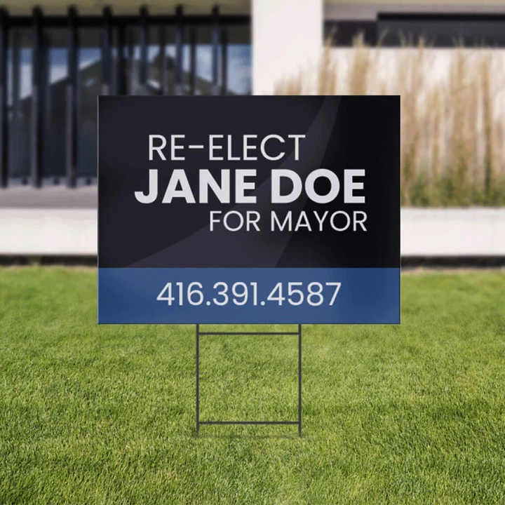 Yard Corflute Sign With Stake